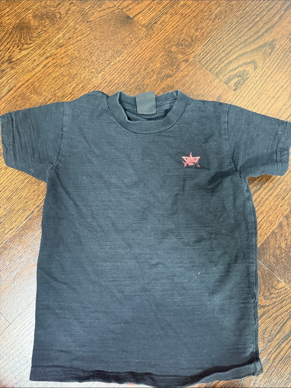 GODZILLA X FOLKART BLACK T-SHIRT 100#•% cotton - Picture 2 of 5